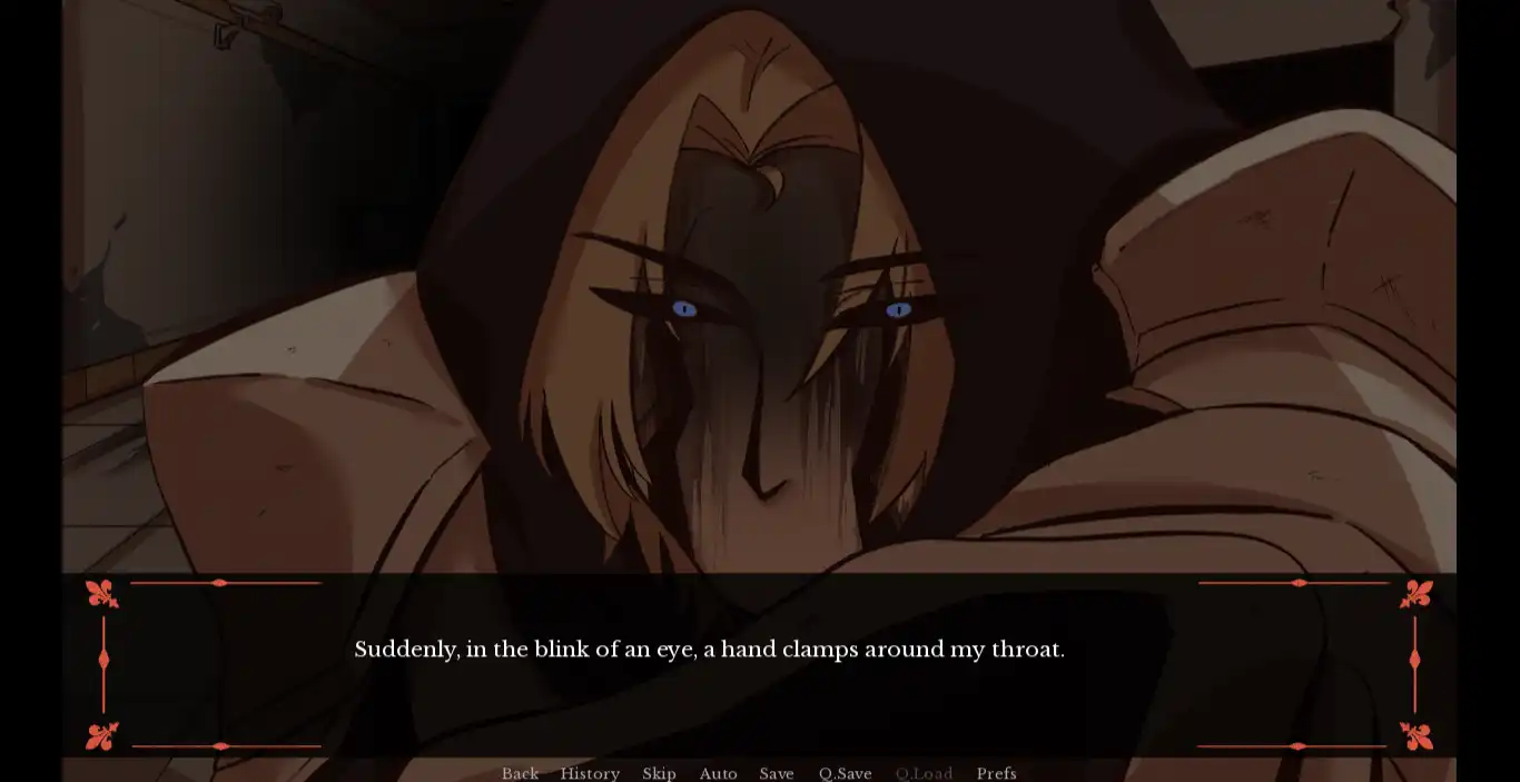 Kingdom Of Marionettes screenshot showing a character-focused stage scene inside the theater