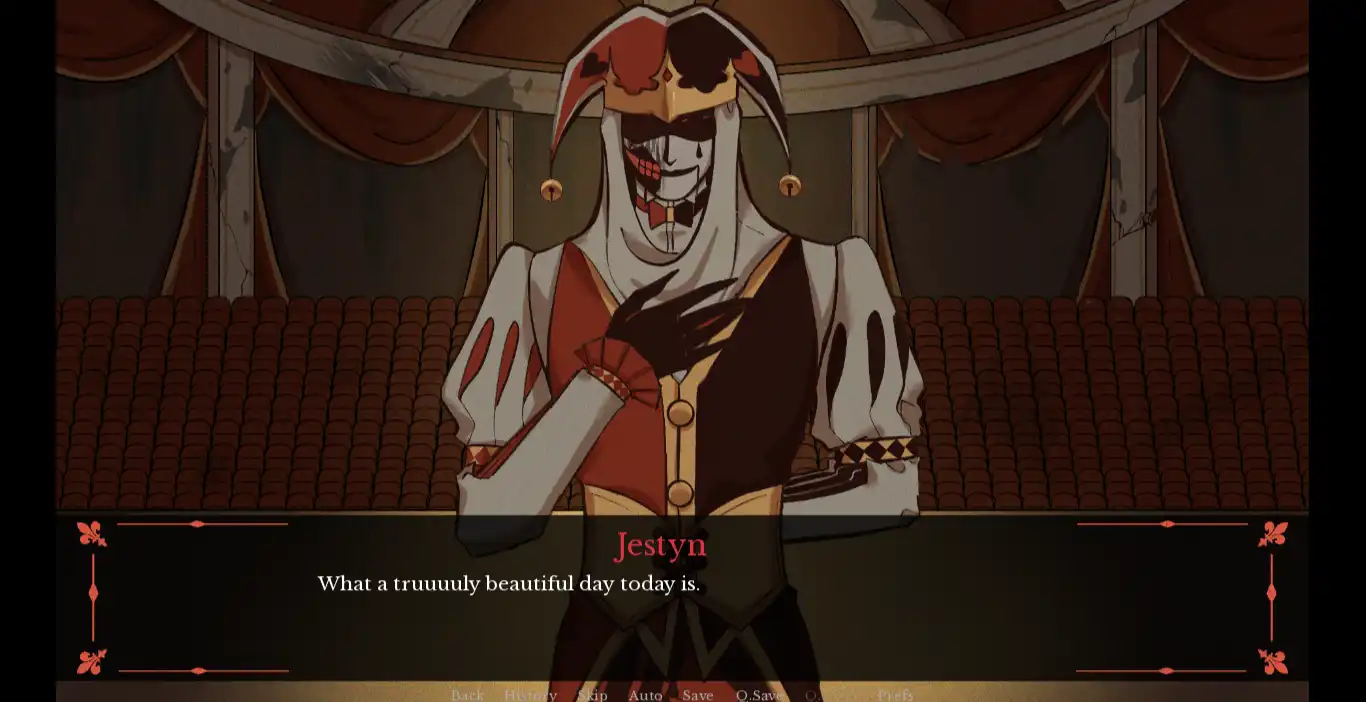 Kingdom Of Marionettes screenshot showing a darker dramatic scene and late-demo tension