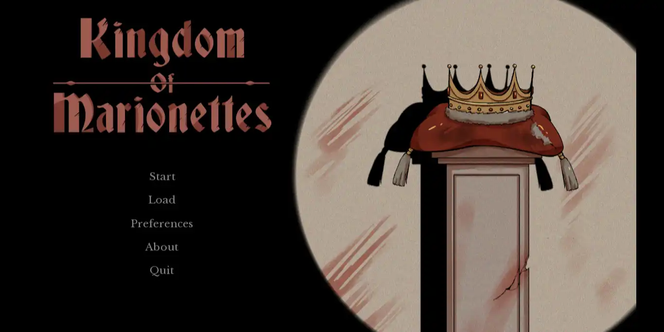 Kingdom Of Marionettes cover art used for the homepage game card and dedicated browser page