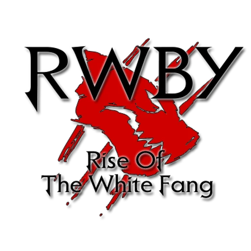 RWBY Rise of the White Fang red and white title logo