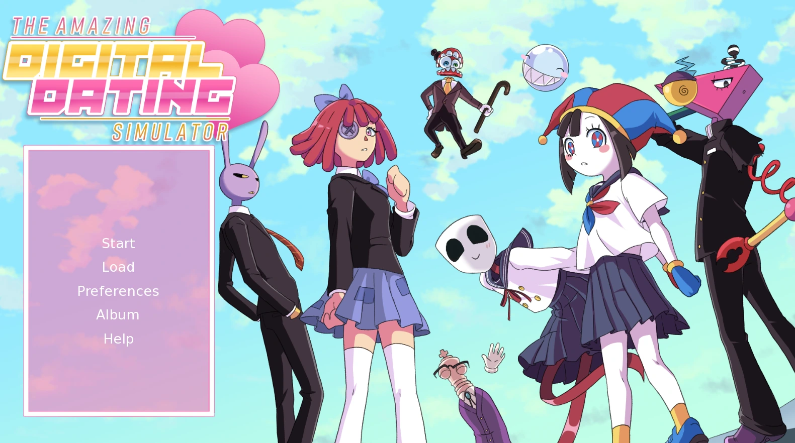 TADC Dating Sim browser game cover