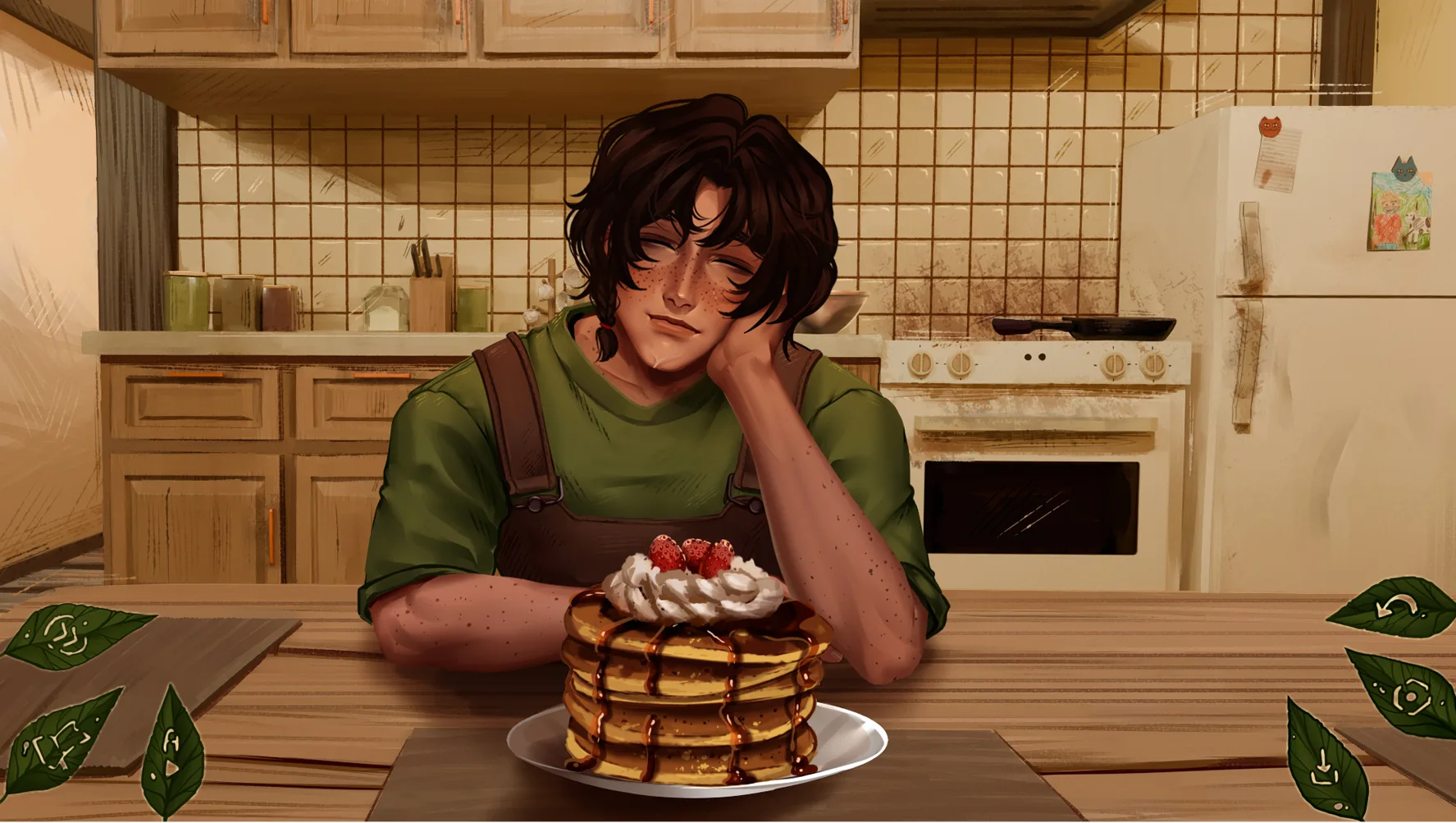A dark dialogue choice screen from The False Sun showing tense options